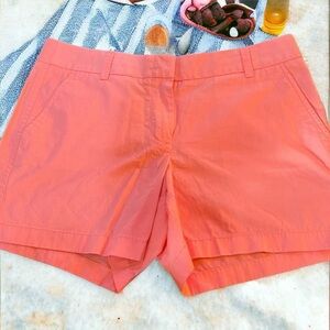 J. Crew 100% Chino broken in cotton shorts